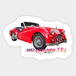 1957 Triumph TR3 Cabriolet Sticker